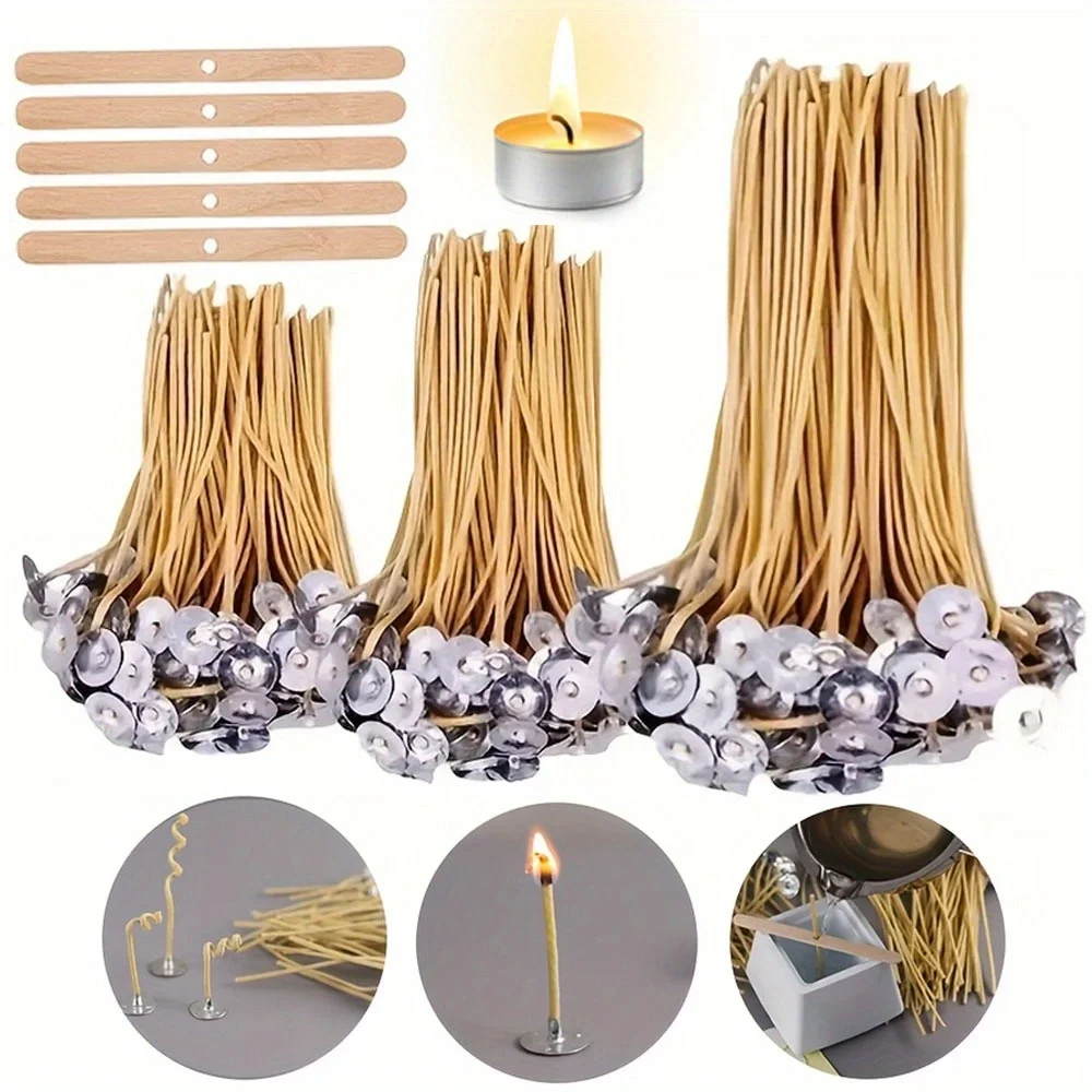 Candle Making Wicks - Sumbu Lilin 50 Buah 8 Inci