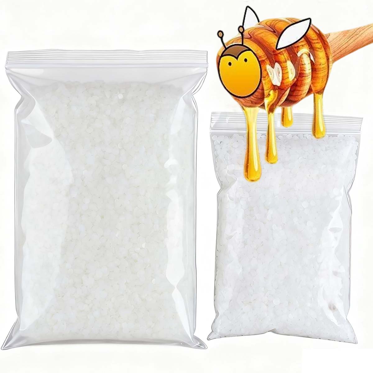 Candle Making Wicks - 200g-1000g Lilin Lebah Putih Murni Alami