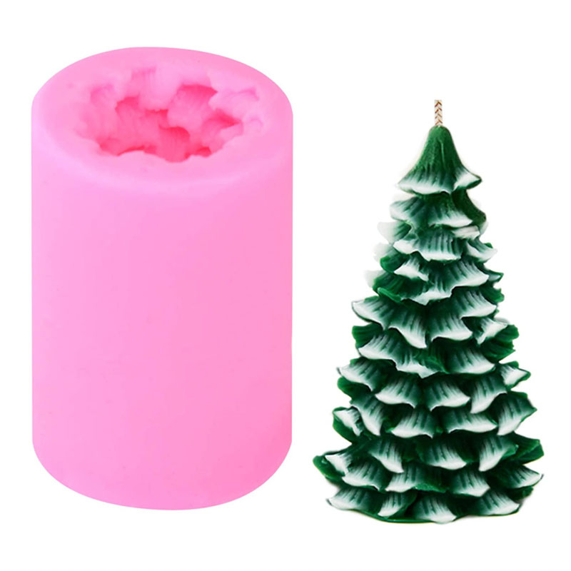Xmas Candle Making - Cetakan Lilin Pohon Natal 3D Cetakan