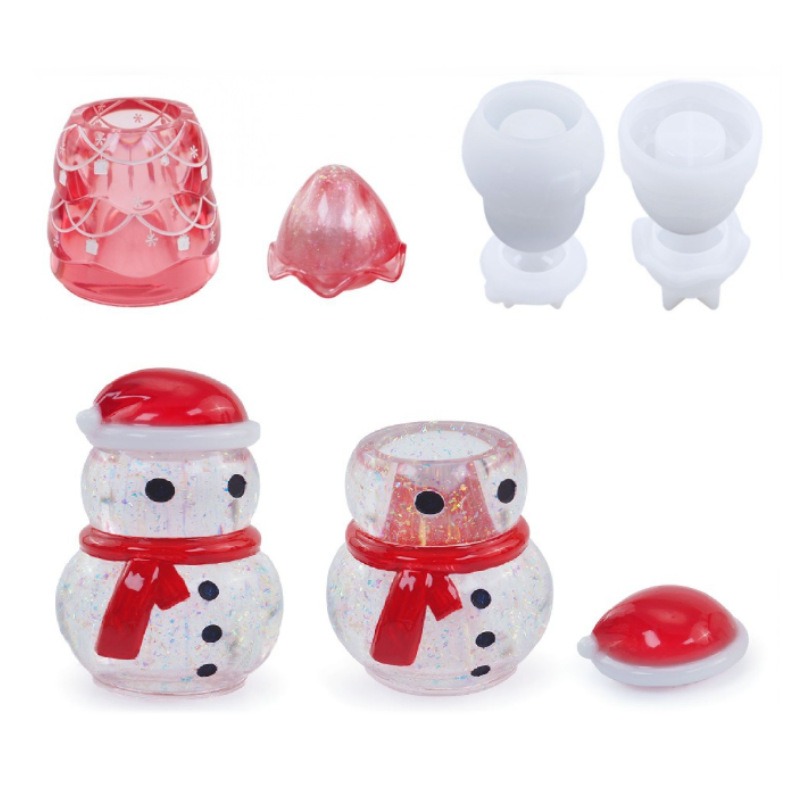 Toples penyimpanan Natal Epoxy - Kraft Box Candle ulasan dan harga