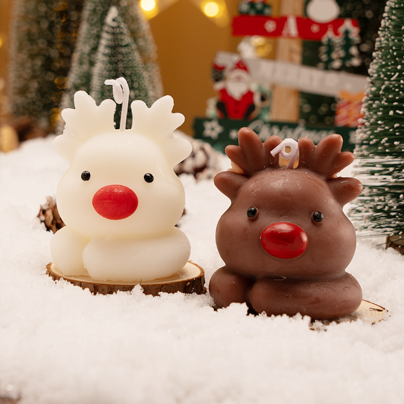 Cetakan Lilin Rusa Natal 3D un - Xmas Candle Making ulasan dan harga