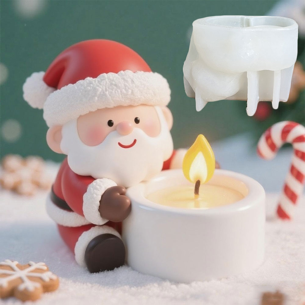 Cetakan Silikon Tempat Lilin S - Xmas Candle Making ulasan dan harga