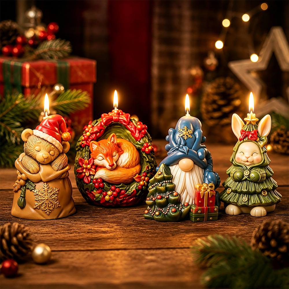 Cetakan Lilin Natal Kelinci Ru - Xmas Candle Making ulasan dan harga