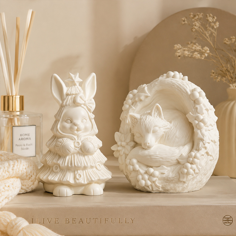 Cetakan Lilin Natal Kelinci Ru - Xmas Candle Making ulasan dan harga