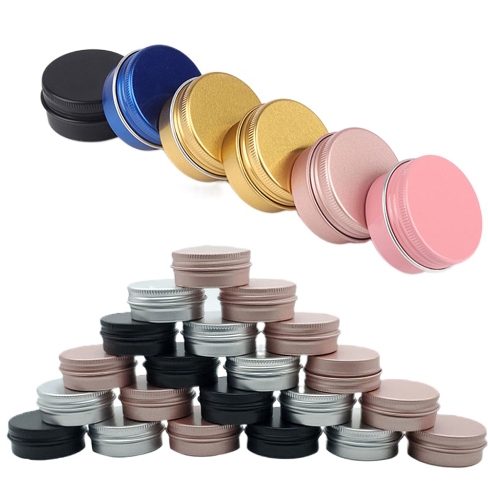 10 buah 5g 10g 15g 20g 30g 50g - Tin Container Lid ulasan dan harga