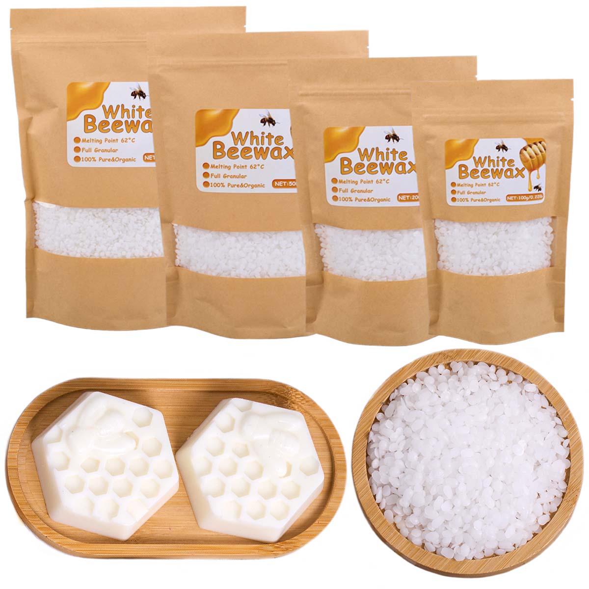 Lilin Lebah Putih Bahan Lilin  - Candle Making Wicks ulasan dan harga