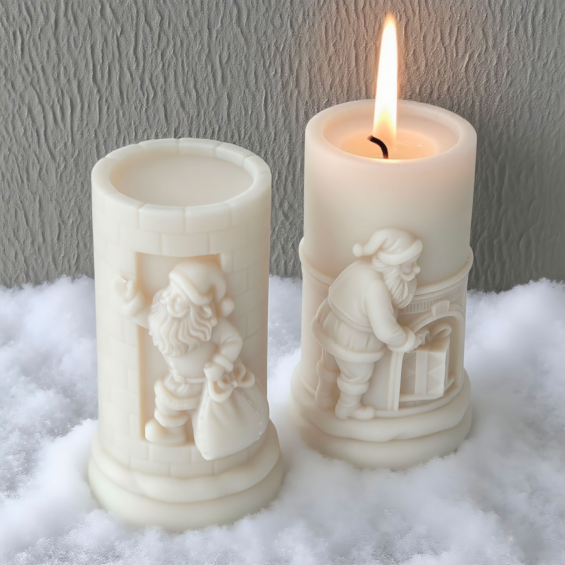 Cetakan Lilin Natal Santa Clau - Xmas Candle Making ulasan dan harga