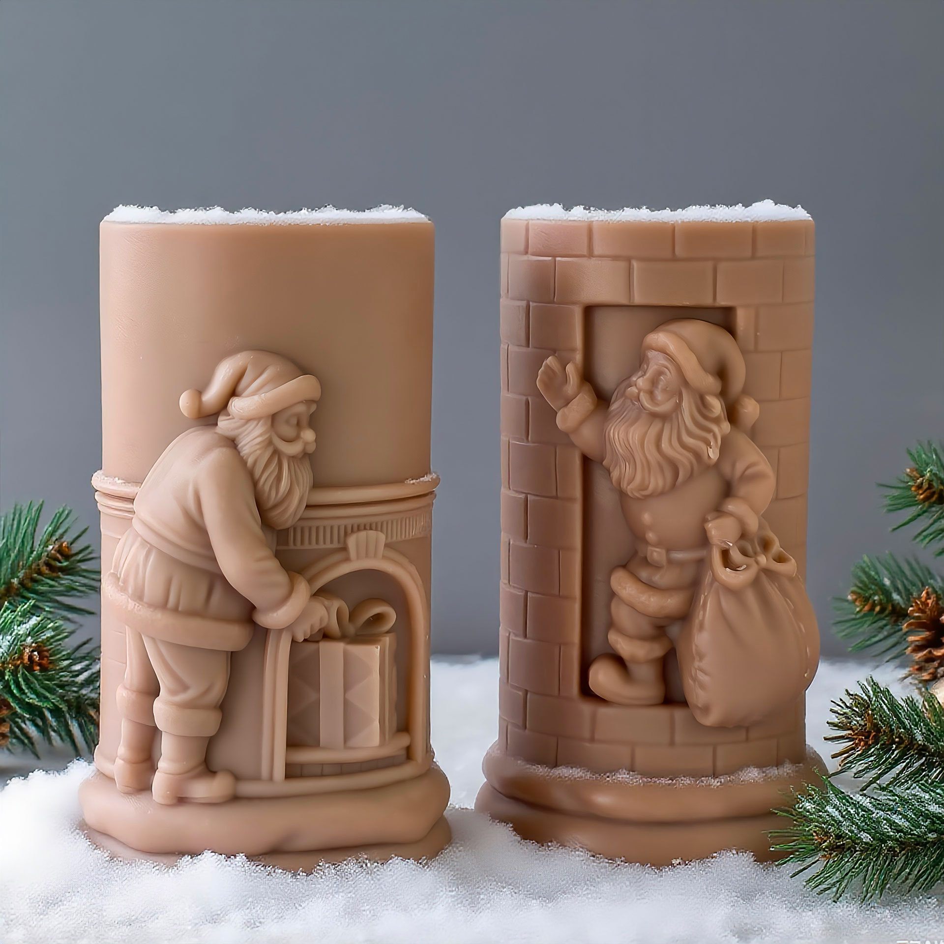 Cetakan Lilin Natal Santa Clau - Xmas Candle Making ulasan dan harga