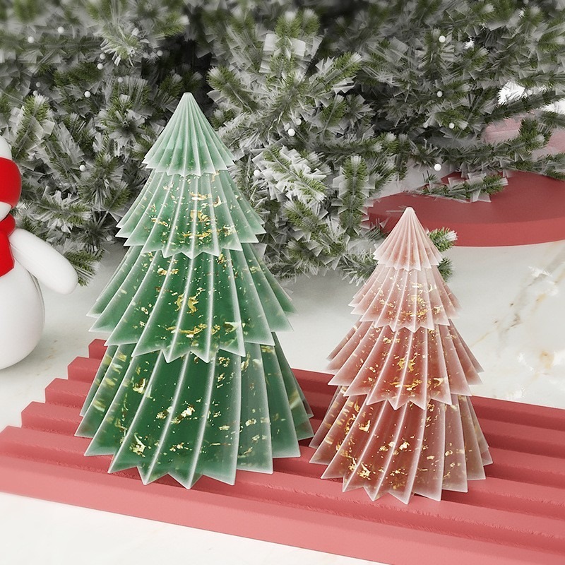 2 Ukuran Cetakan Silikon Pohon - Xmas Candle Making ulasan dan harga