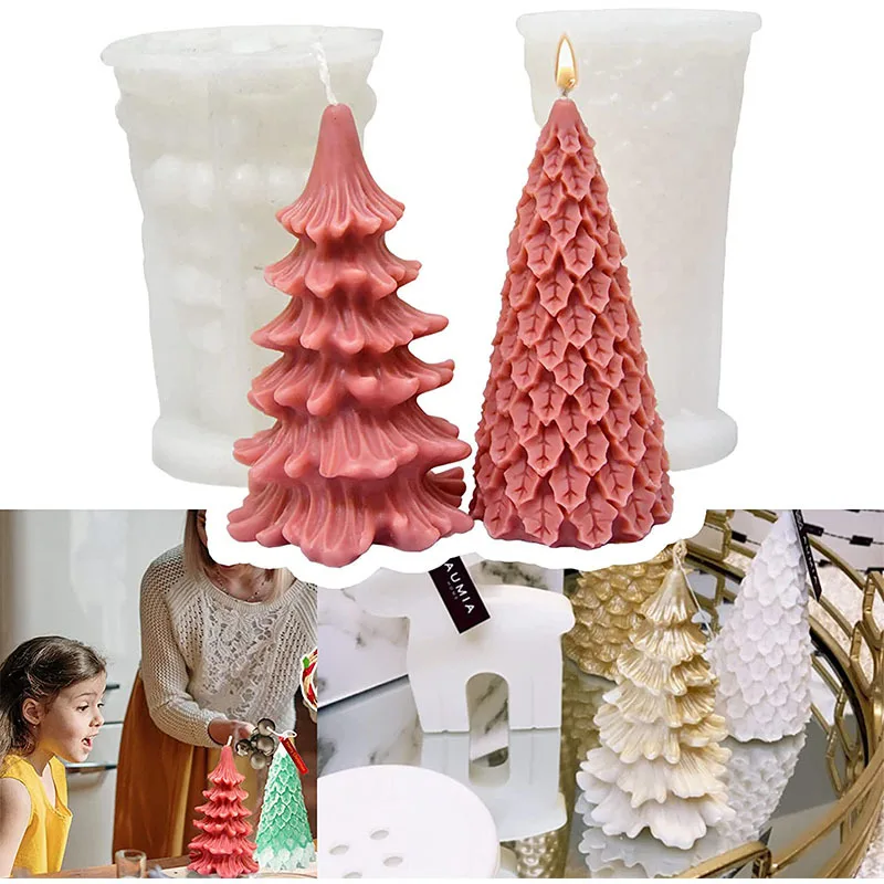Cetakan silikon lilin berbentu - Xmas Candle Making ulasan dan harga