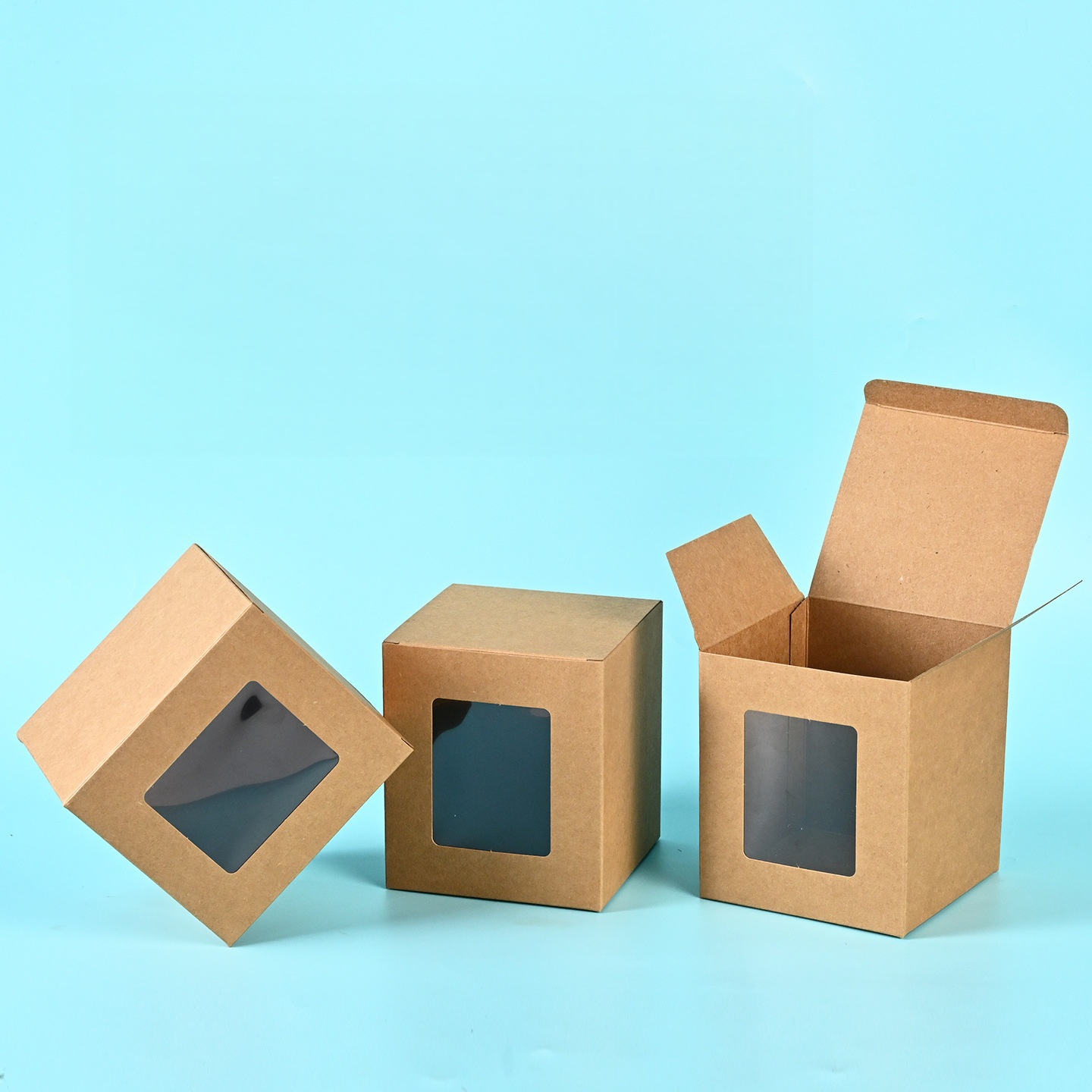 Kotak Kertas Kraft Coklat deng - Kraft Box Candle ulasan dan harga