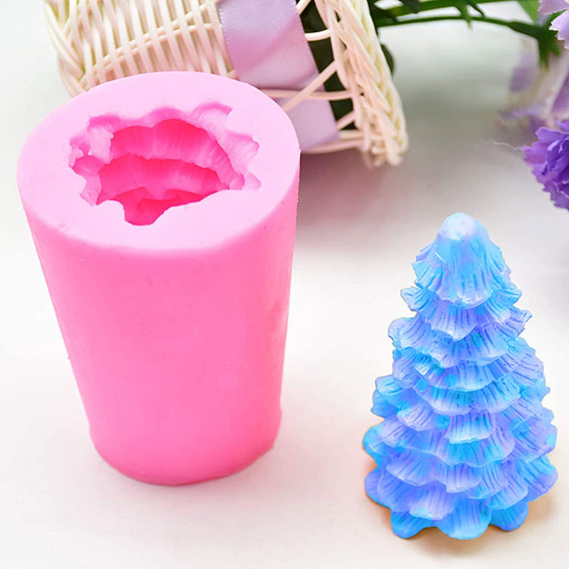 Cetakan Lilin Pohon Natal 3D C - Xmas Candle Making ulasan dan harga